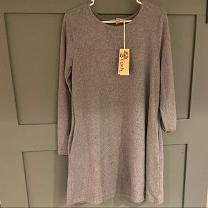 Aryeh Dress NWT Gray, Size M